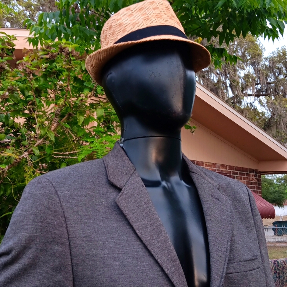 Apt. 9 Men's Gray Viscose Blend Sport Coat with Modern Tailored Fit